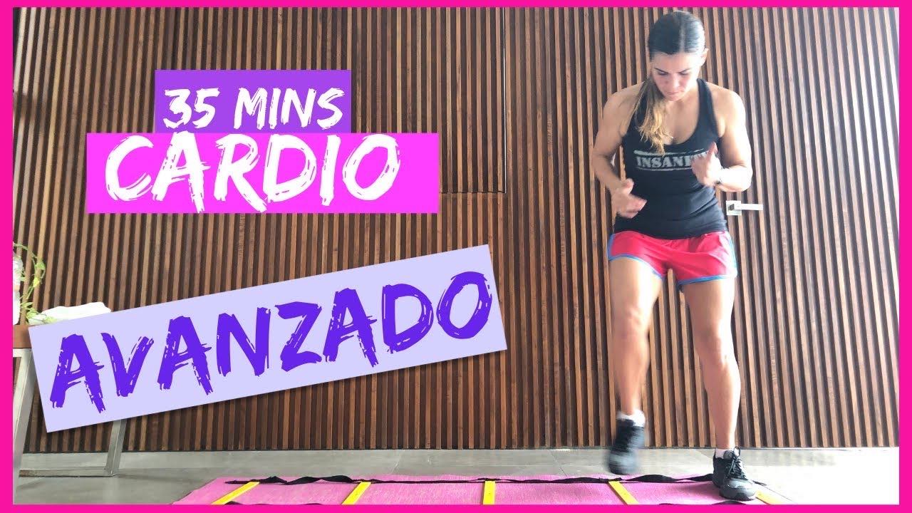 Cardio con escalera y ligas